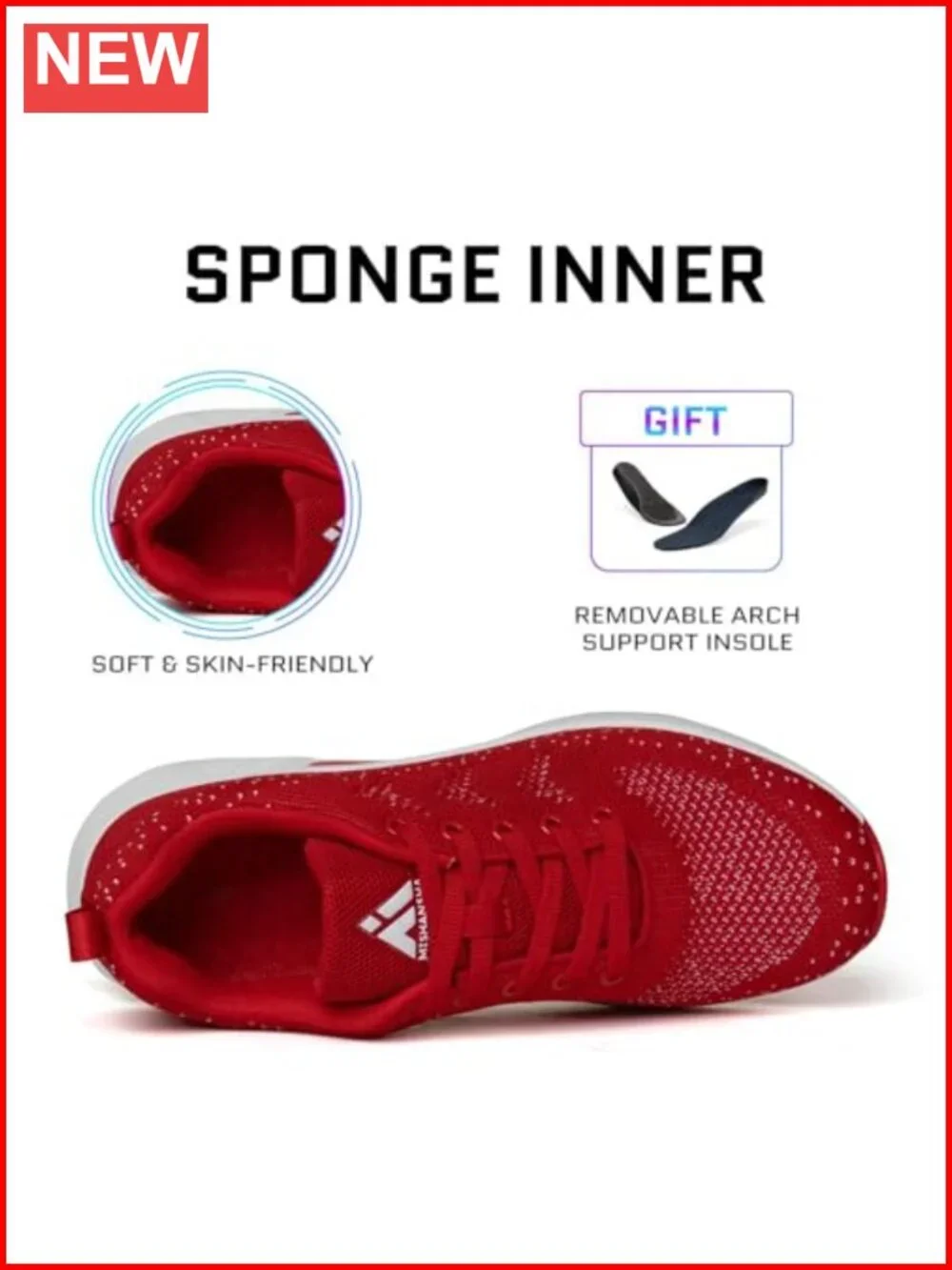 Women's Air Cushion Running Shoes Lightweight Arch Support Walking Sneakers